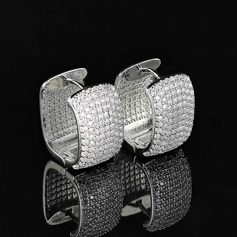 Moonso Trendy Rose Gold Silver Color Engagement Hoop Earrings for Women Anniversary Gift Jewelry Free Shipping Items E8451 XJ250718