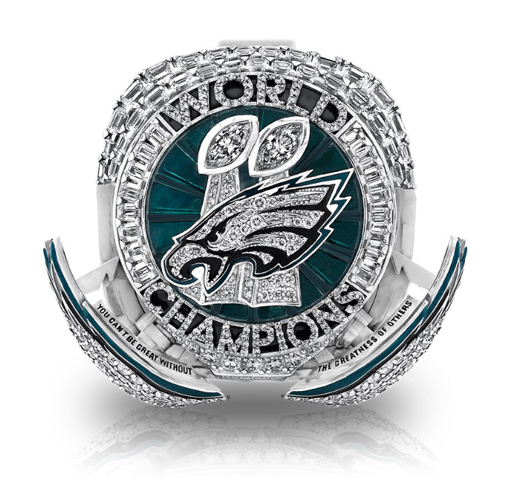 2024 2025 Super Bowl HURTS BARKLEY Eagles American Football Team Champions Championship Ring With Wooden Display Box Sport Souvenir Men Fan Gift Wholesaleee