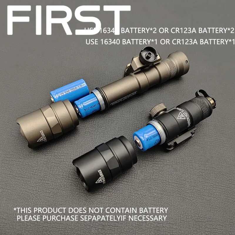 Airsoft Surir M300B M600B Tactical Flashlight Weapon Gun Scout Light with Modbutton Pure Switch Hunting Rif Accessories XJ250718