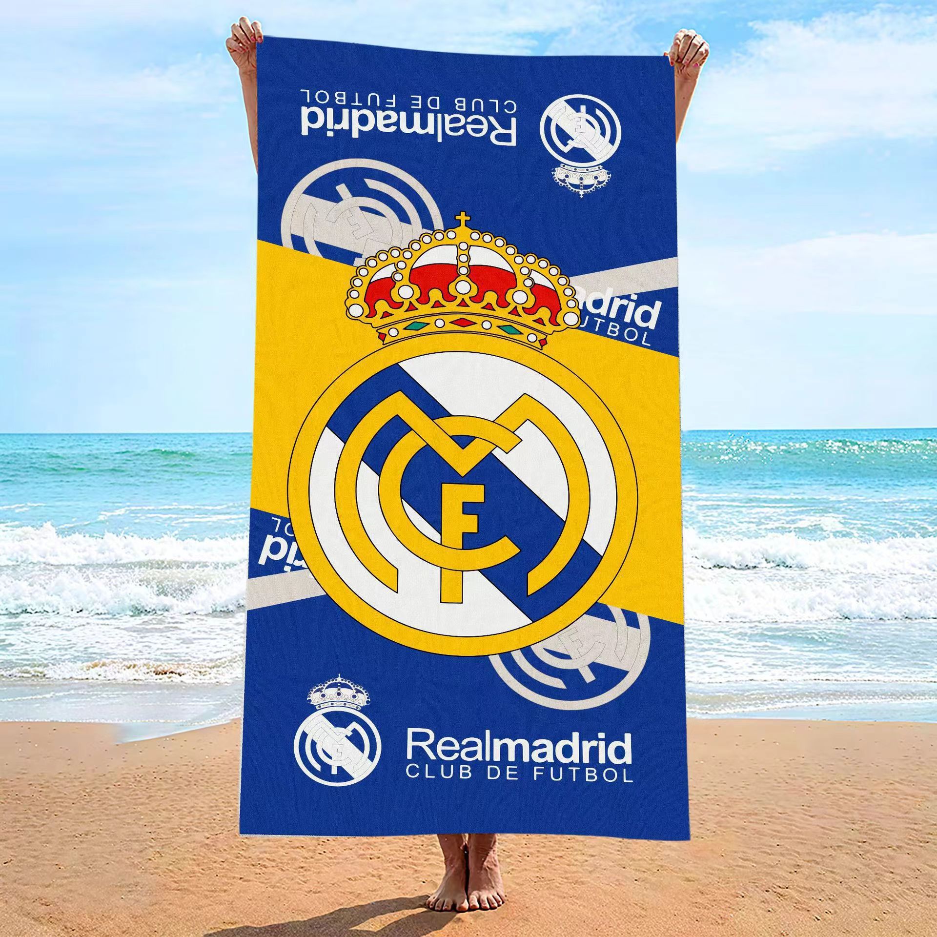Designer Absorbent and Quick-drying Beach Towel Microfiber Yoga Sports Towel Swimming Beach Towel Printed Seaside Bath Bath Towel70*140CM