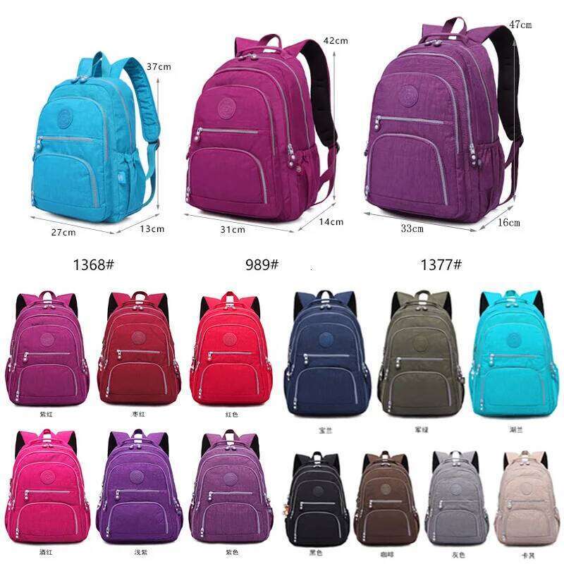 Designer Luxury Fashion School Backpack Student For Teenage Girl Boy 2023 Travel Back Packs Bag Women Nylon Waterproof Laptop Bagpack Unisex
