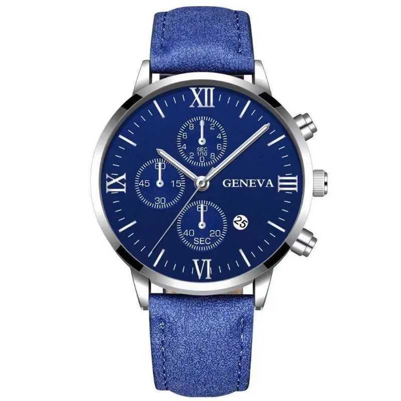 Fashion Geneva Mens Wristwatch Date Alloy Case Leather Analog Quartz Sport Watch Male Clock Top Brand Luxury Relogio Masculino W250718
