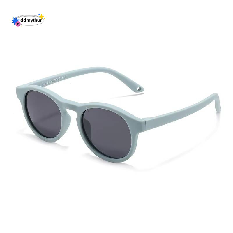 Boys Girls Baby Eyewear UV400 Small Round Polarized Kids Sunglasses Silicone Flexible Safety Children Glasses ddmythur Z260305