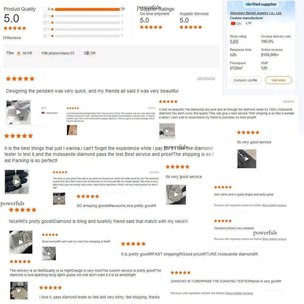 Luxurious Hip Hop Custom 14K Solid Gold Miami Cuban Chain Necklace Bling Iced Out Moissanite