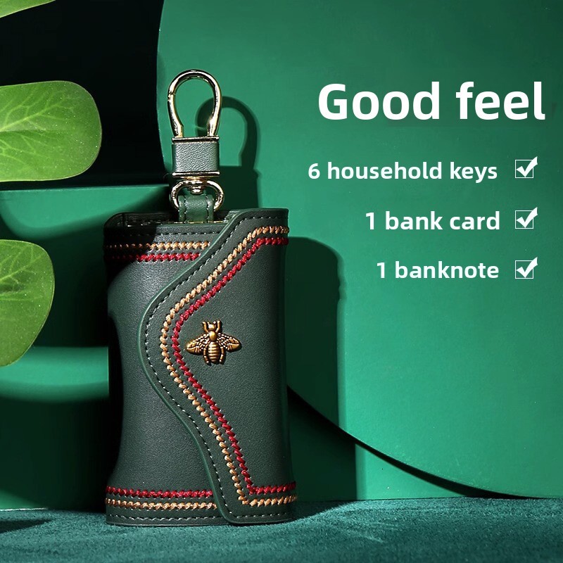 Case Protective Cover Card Holder Two-in-One for Men and Women Compact 2023 New Mini Storage Key Bag ddmythur