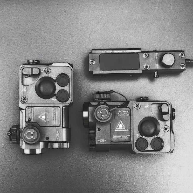 WADSN ZENTICO PERST-4 RED GREEN BLUE Metal P4 M300A M600C White Light Flashlight Driver Scout Light XJ250718