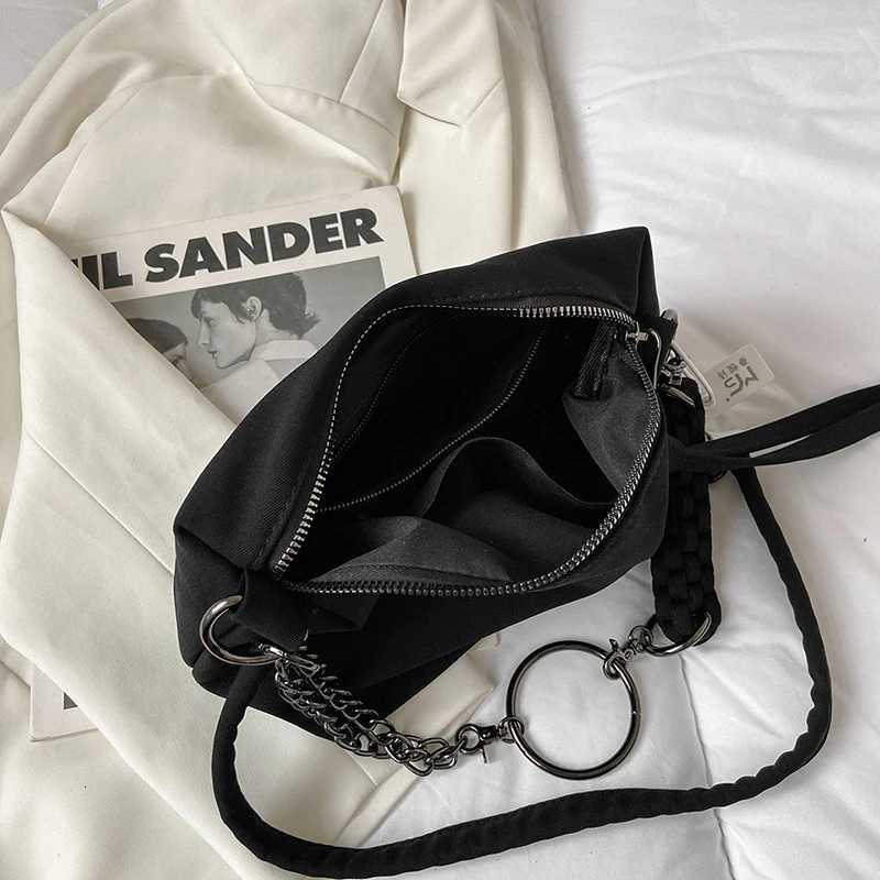 2022 High Quality Oxford Button Bags for Women Casual Shoulder Bag Designer Crossbody Bag Cute Purses and Handbags Luxury Sahel Y250718