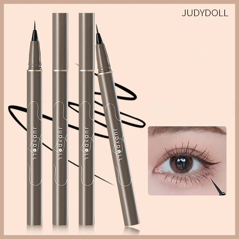 JUDYDOLL Liquid Eyeliner Waterproof Long Lasting Eye Liner Eyebrow Lower Lashes Pencil Quick Dry Not Bloom Natural Cosmetic Tool 250716