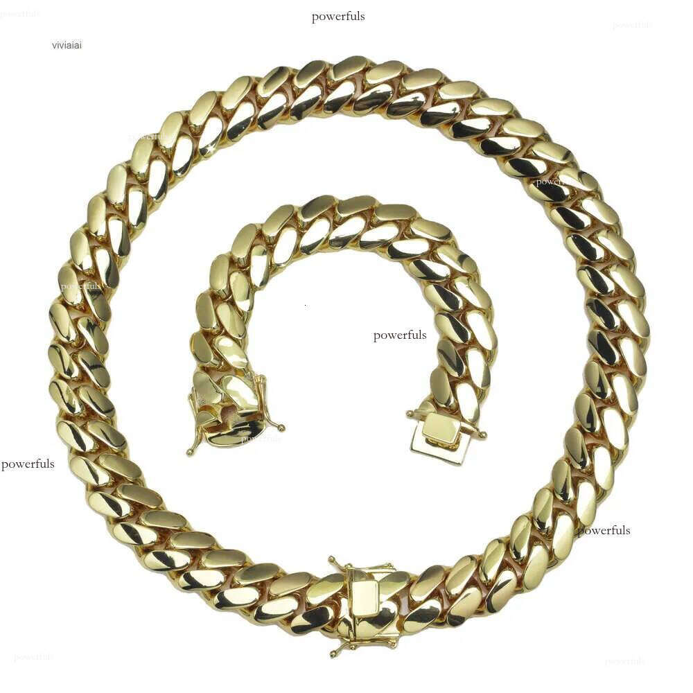 Premium Quality Men's Cuban Links Chains Featuring Sparkling Moissanites | Designer 10k/14k Gold Fashion Accessories for Elegant Styling