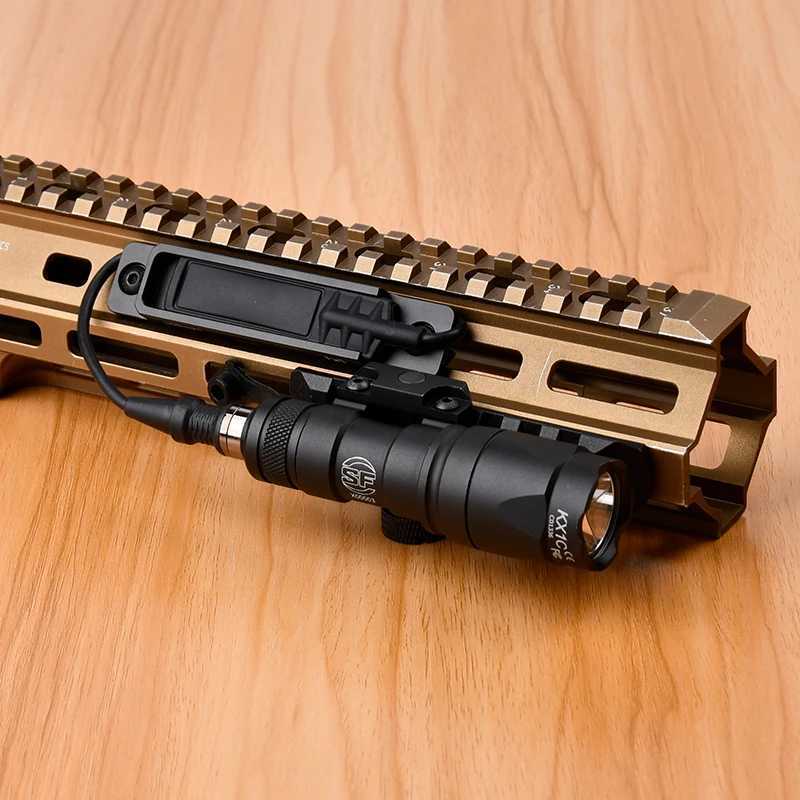 300A/M600C D Flashlight SF Mark With Metal Pure Pad Switch For 300 M600 Tail Switch Airsoft Equipment Hunting LampXJ250718