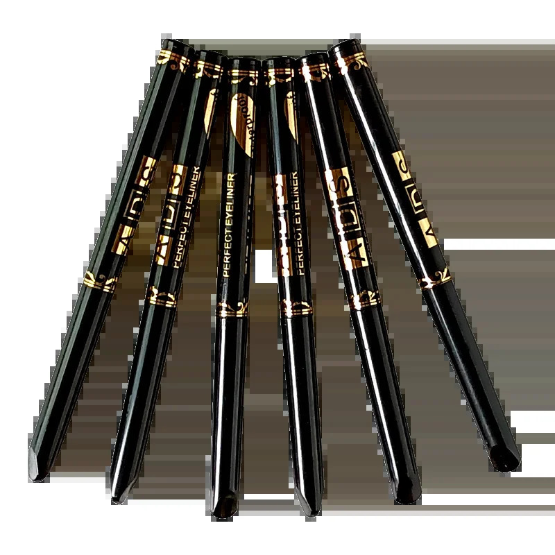 3pcs Long-Lasting Waterproof Black Eyeliner Pencils - Smudge Sweat Proof for Bold Eye Makeup Perfect Gift 250717
