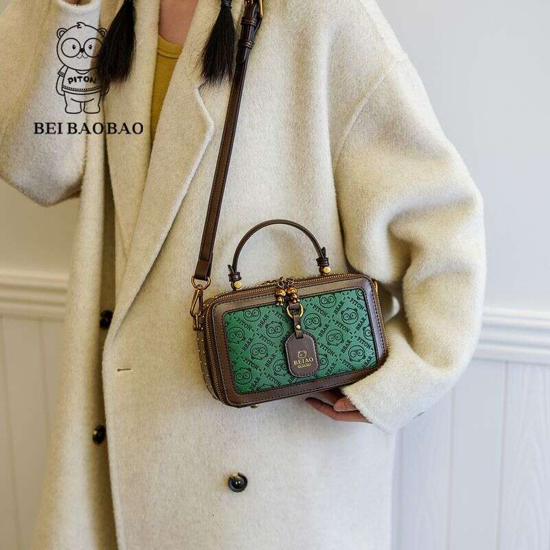 box design women's emed shoulder versatile crossbody bag