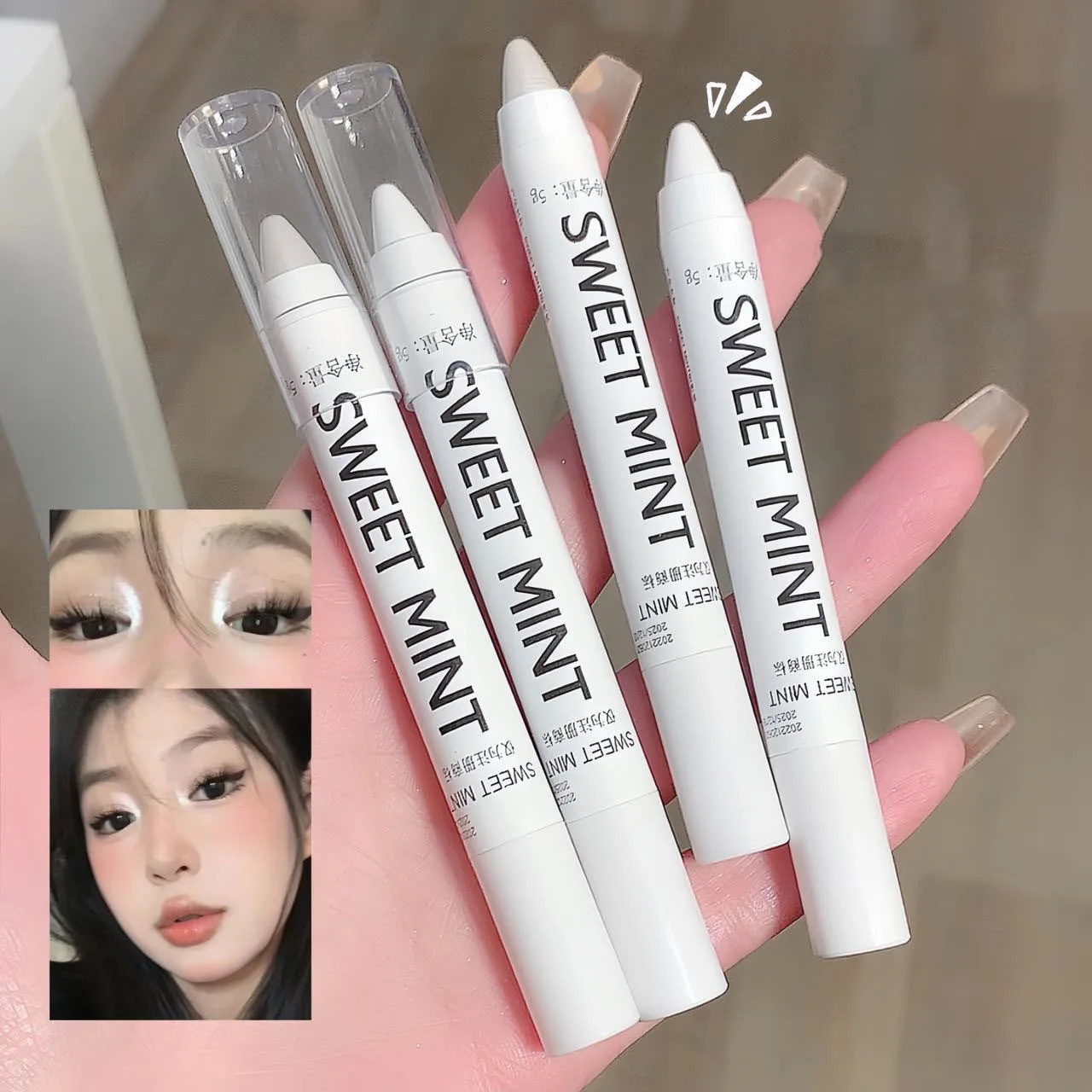 White Eyeliner Multicolour Shiny Glitter Eyeshadow Pencils Eye Tip Brightening Waterproof High-gloss Silkworm Pen Eye Makeup 250717