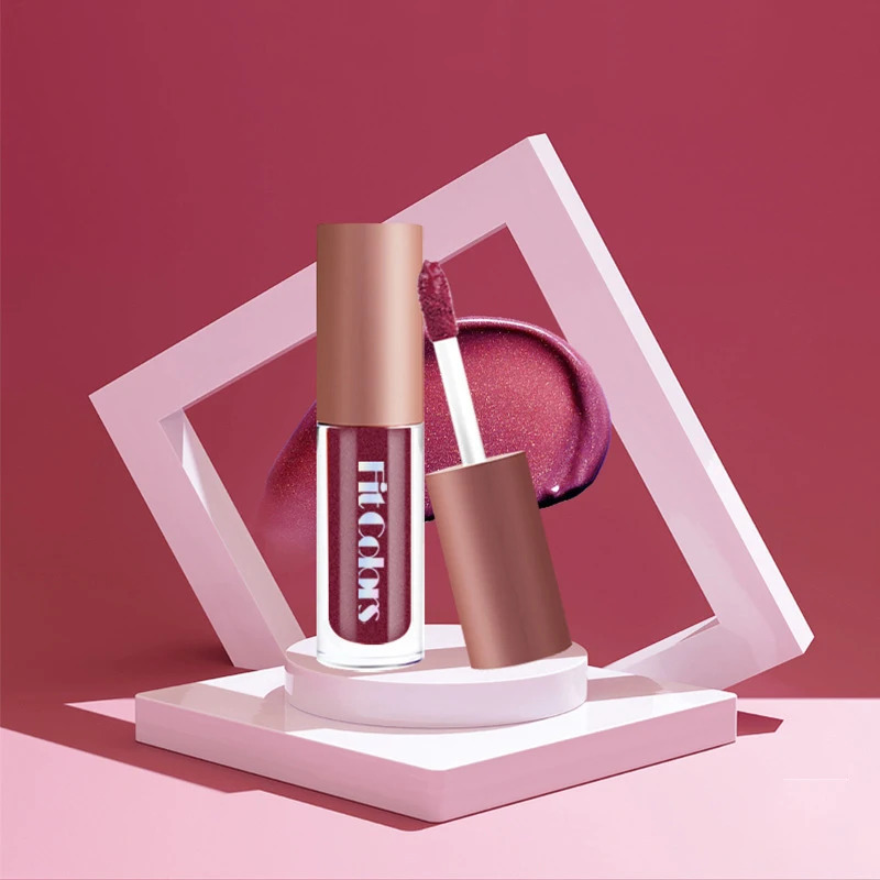 4pcs Longwear Lip Gloss Set-Long-LastingNon-StickDiamond Shine Liquid Lipstick Makeup Lip Glaze Lip Stain Set Women Cosmetics 250717