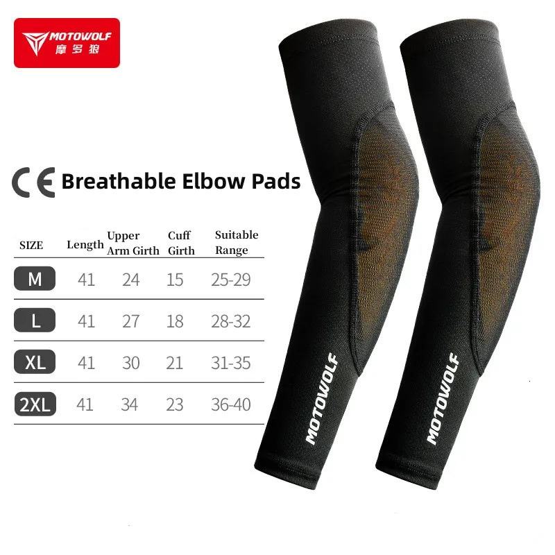 Motowolf Summer Motorcycle Knee Pads Elastic Breathable Motocross Elbow Protector Adult Riding Moto Protection y250708