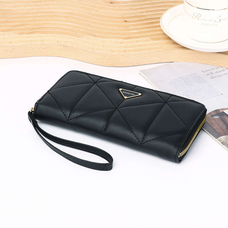INS Long Large Capacity Zipper Women's Wallet Fashionable High-end Clutch
