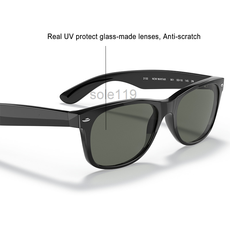 05 Sunglasses Top branded new wayfair sunglasses men women sun glasses 55mm real Nylon Frame glass lenses Male sunglass come with original package and accessories