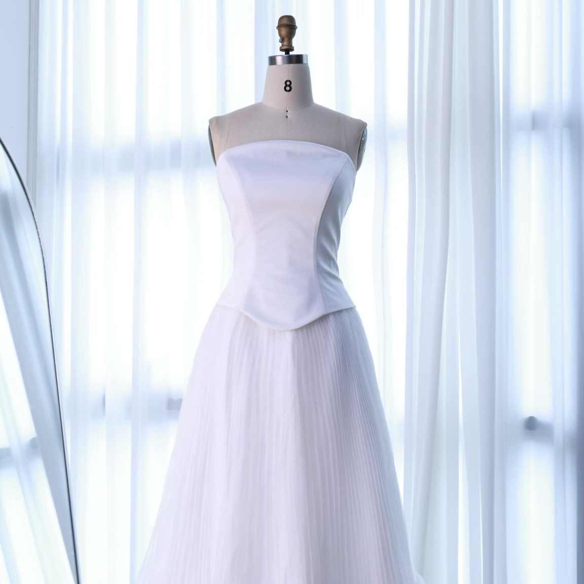 Simple Elegant Evening Dresses Strapless Flowers A Line Zipper Backless Evening Party Gowns Customized