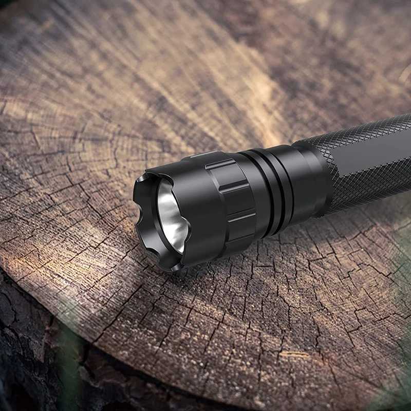 Tactical Flashlight 1200 Lumen D Light with Picatinny Rail/Mlok Mount for Outdoor and Pure Switch IncludedXJ250718