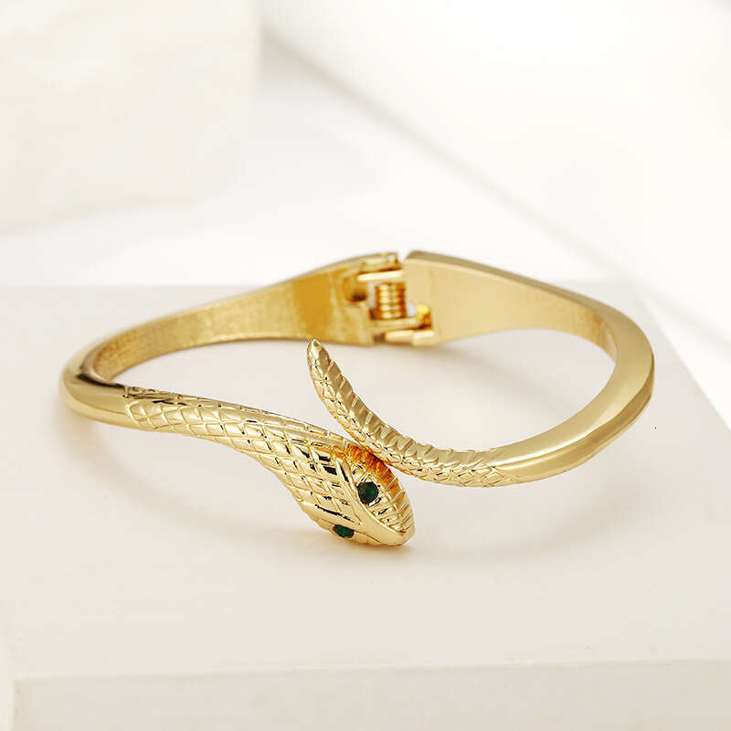 Bone Bracelet Gold-Plated Fine Snake Zinc Alloy Personality Fashion Small Style Korean Version Clothing Accessories
