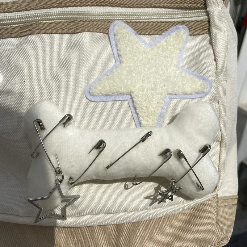 Y2K Korean Kawaii Book Bag Cute Star School Backpack Student Bags Schoolbag Travel Ladies Teenage Backpacks for Women 250717