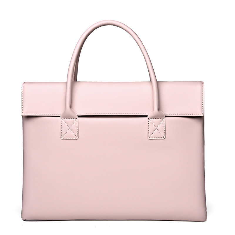 2025 cross-border new laptop bag inch PU fabric commuting multifunctional briefcase designer bag women's handbag shoulder bag