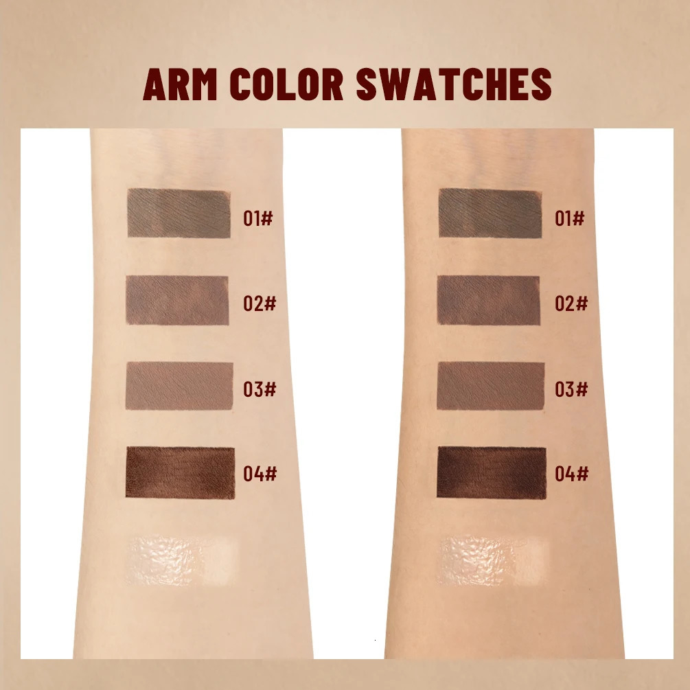 Double-head Eyebrow Styling Cream Waterproof 3D Eyebrow Tattoo Tint Setting Gel Wild Brow Pomade Quick-drying Cosmetics 250712