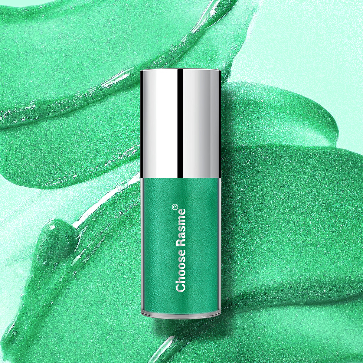 Choose Rasme Glossy Lip Glaze with Pearl Shine - Waterlight Mirror Finish, Moisturizing Plumping Lip Oil with Fine Glitter for Layering