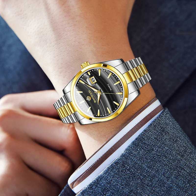 LIGE Top Brand Luxury Man Wristwatch Waterproof Luminous Date Men Watches Stainless Steel Quartz Mens Watch Male Montre Homme W250718