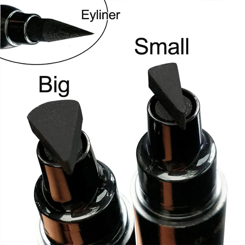 Big Seal Stamp Liquid Eyeliner Pen Waterproof Fast Dry Black Eye Liner Pencil With Eyeliner Cosmetic Double-ended Eyeliner 250717