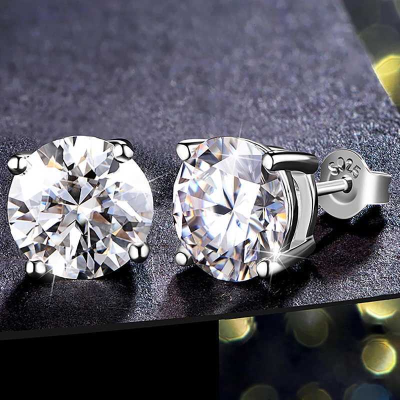 925 Sterling Silver 3mm 4mm 5mm 6mm 7mm Ins CZ Zircon Stud Earrings for Women 18k Gold Plated Fine Jewelry Gift for Girls XJ250718