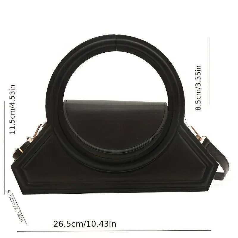 Solid Color PU Leather Elegant Tote Bag Versatile; Vintage Small Square Bag Stylish Shoulder Crossbody Bag for Work Occasions Y250718