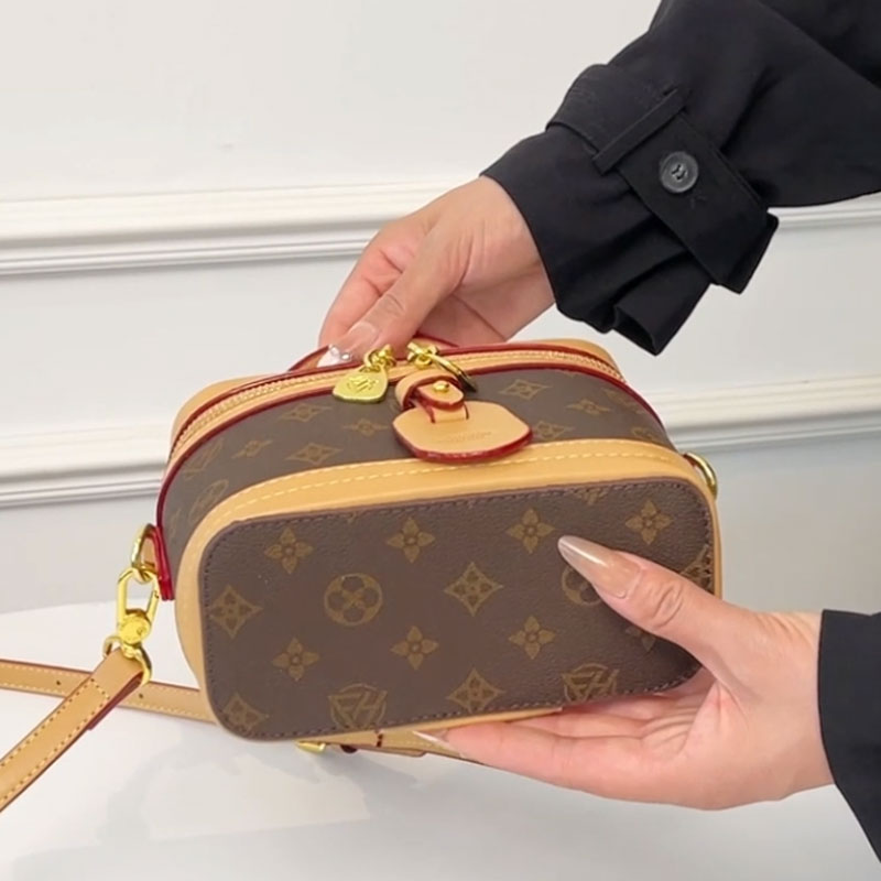 Designer Luxury Vintage Small Box Bag Women's High Handbag Crossbody Zipper Closure Top Fashion