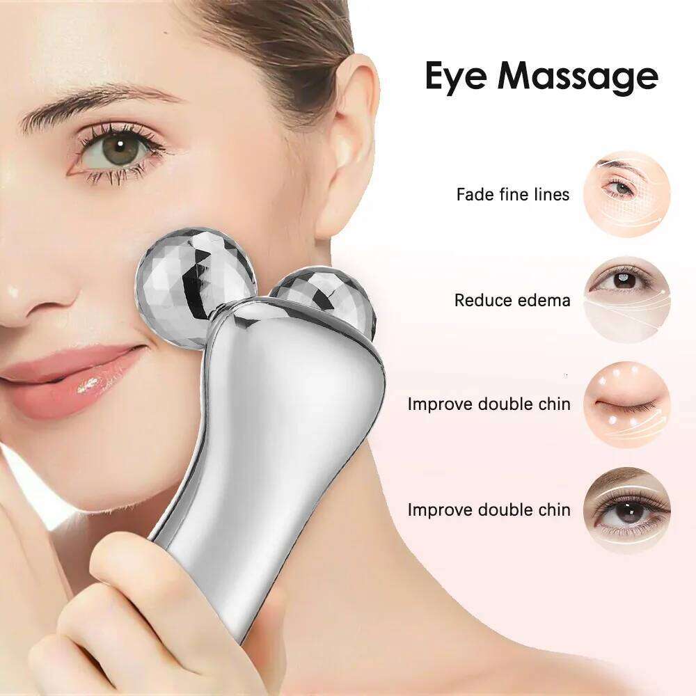 Face Lift Roller Massager LED Display Electric Facial Micro-current Instrument Skin Tighten Massage Beauty Devices