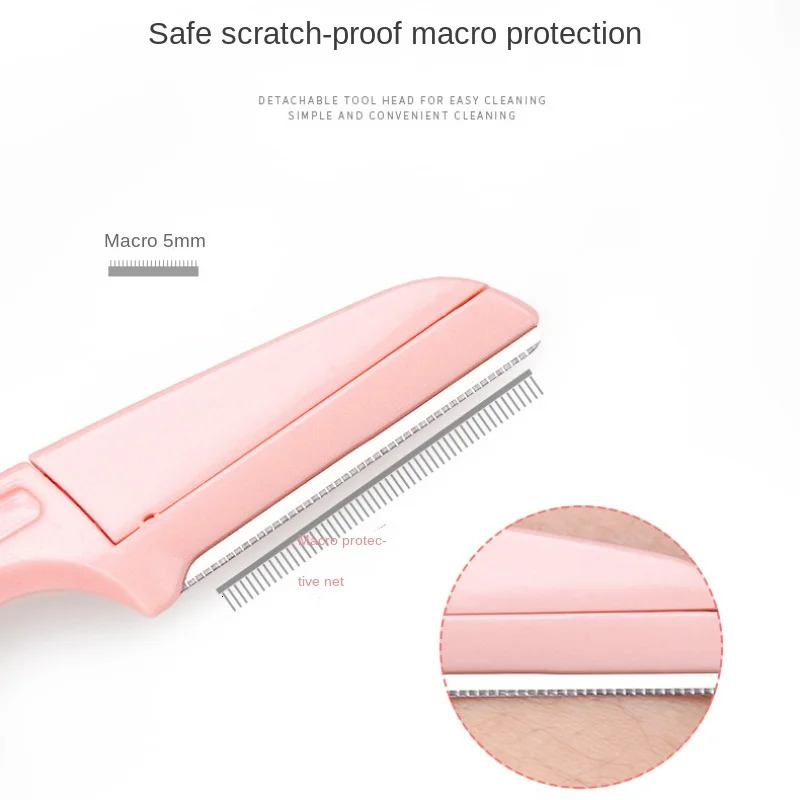 3pcs Safe Folding Ladies Face Shaver Eyebrow Trimmer Blade AntiScratch Razor Makeup Tools for Women 250716