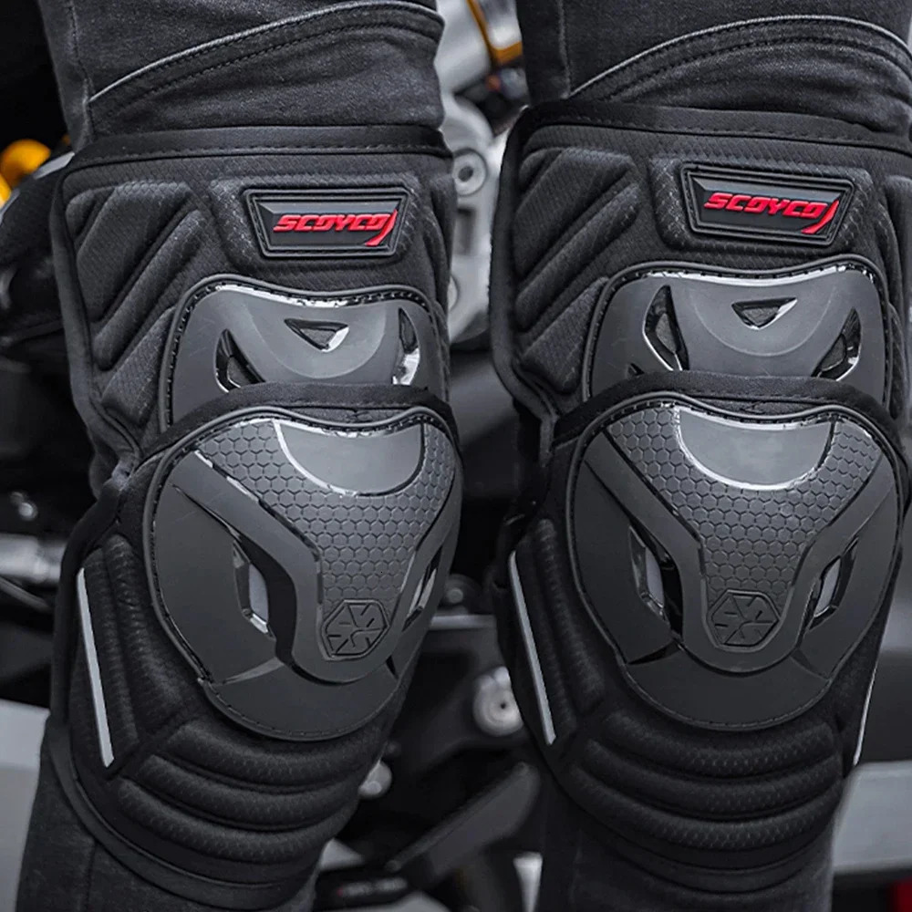 Motorcycle Knee Pads In Summer Kneepads Protective Gear Keep Warm Accessories Builtin CE Protector 250708