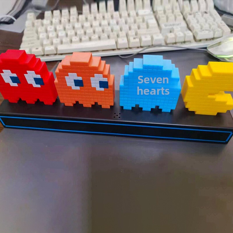 Super Mario Question Mark Sound Charging Atmosphere Lamp Desktop Ornament Sensor Pat Night Light ddmythur