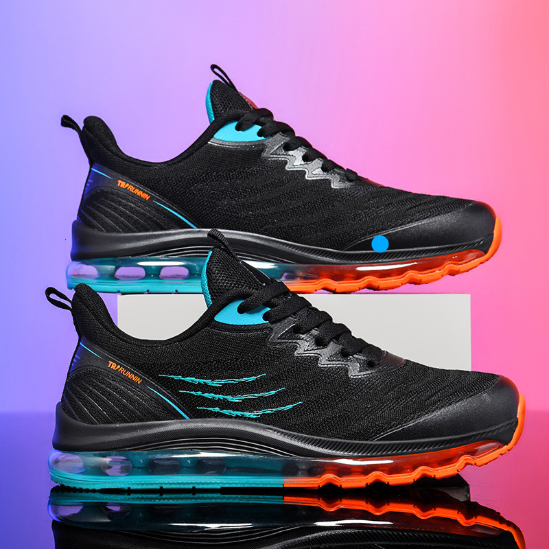 Men's Large Air Cushion Sports Summer Breathable Wide Feet Plus Size Casual Trendy Shoes for Men