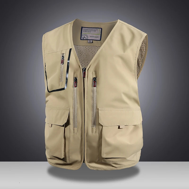 Multicolor Male Tooling Pography Vest Men Fishing Mens Outdoor Mountaineering Multifunctional Pocket Tactical 250707