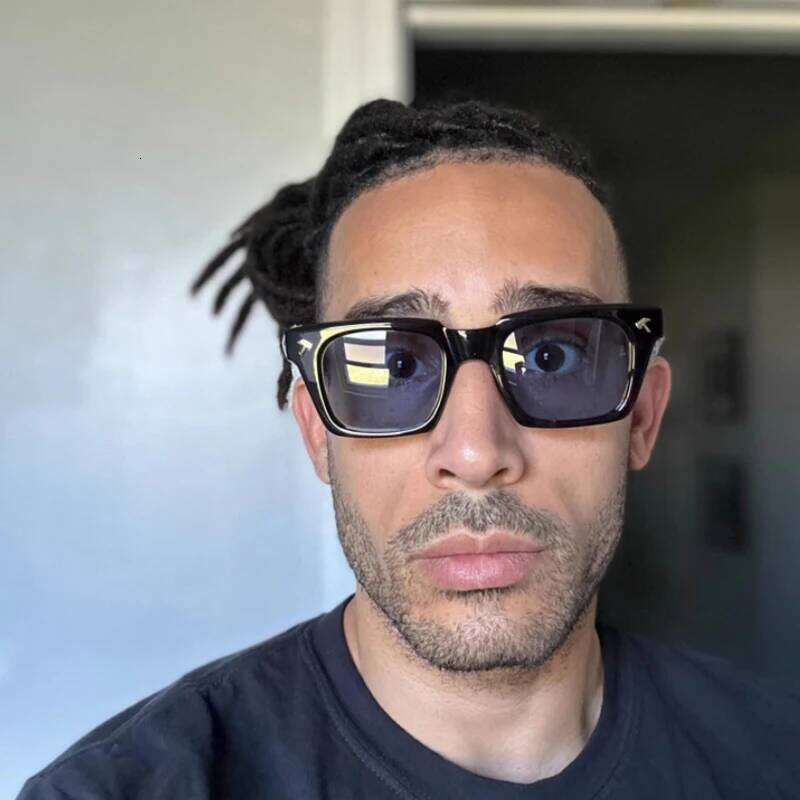 TAG Hezekiah Brand Sunglasses Men Acetate Handmade Sun glasses Women Outdoor Travel Protection Sunshade Retro Sunglass