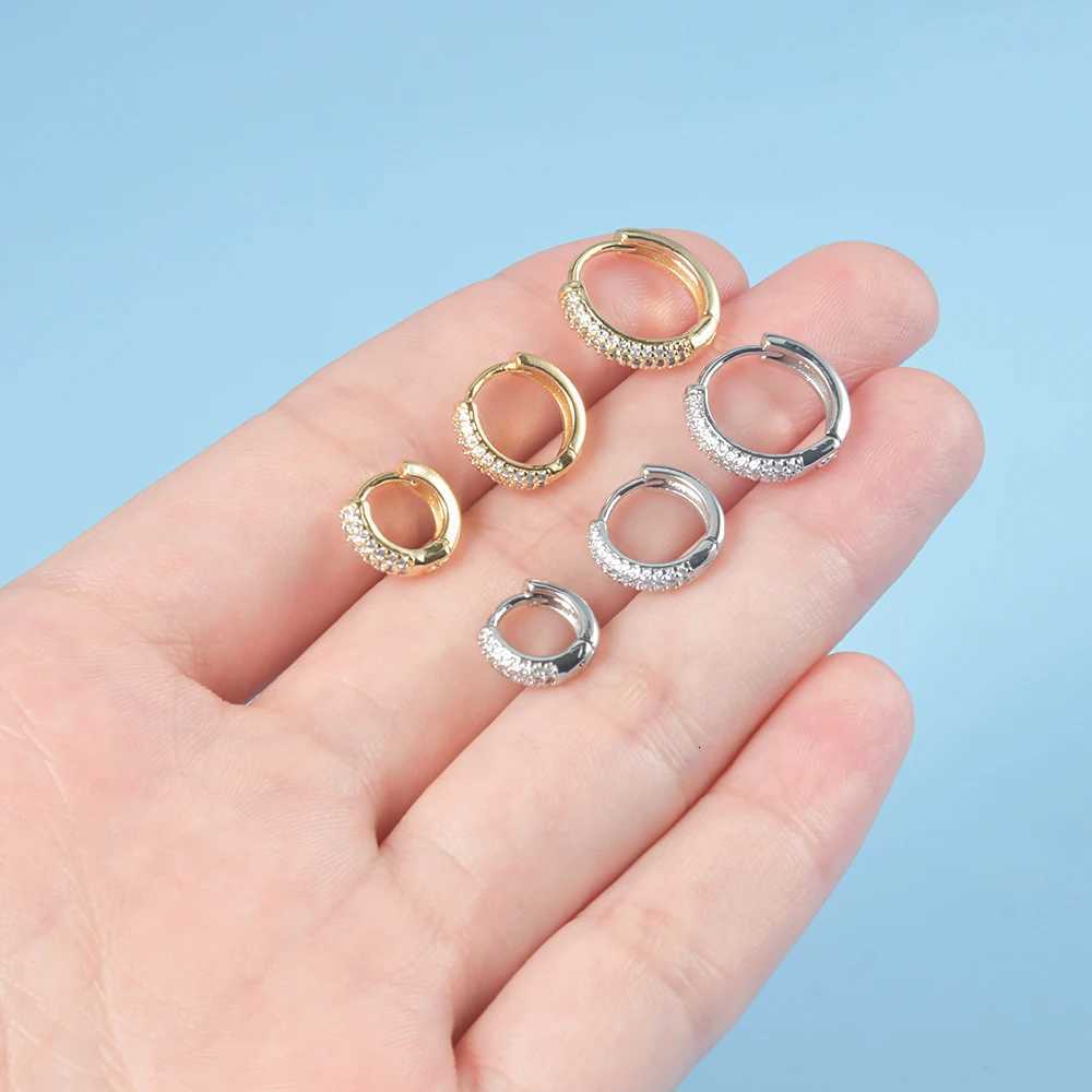 Surgical Steel Silver Gold Color Zircon Lip Ring Nose Hoop Ear Cartilage Tragus Helix Earrings Daith Piercing Men Body Jewelry XJ250718