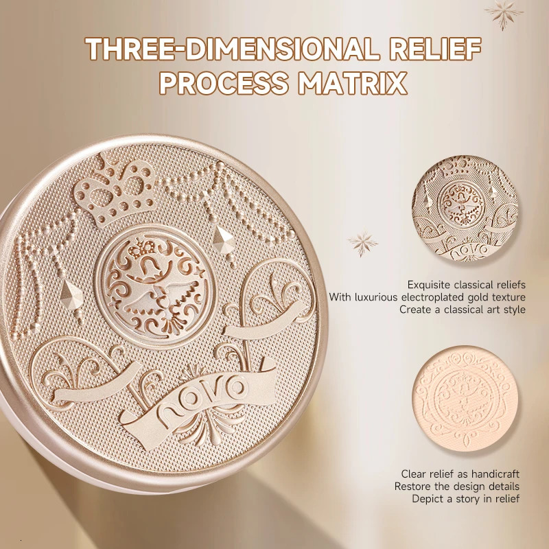 European Embossed Matte Setting Powder Waterproof And Sweat-Proof Long-Lasting Breathable Finely Milled Smooth Skin Makeup 250716