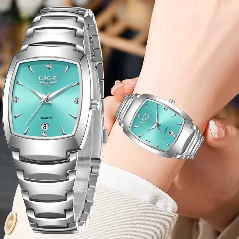 LIGE New Ladies Waterproof Watch Luxury Stainless Steel Women Watches Creative Fashion Original Elegant Quartz Wristwatch Gift W250718