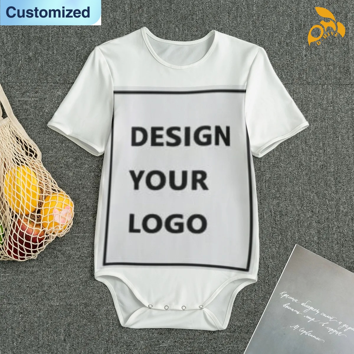 free shipping designer of customized fashionable full-body printed men's tight-fitting jumpsuits with exquisite patterns from US