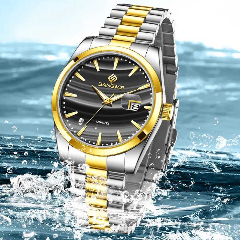 LIGE Top Brand Luxury Man Wristwatch Waterproof Luminous Date Men Watches Stainless Steel Quartz Mens Watch Male Montre Homme W250718