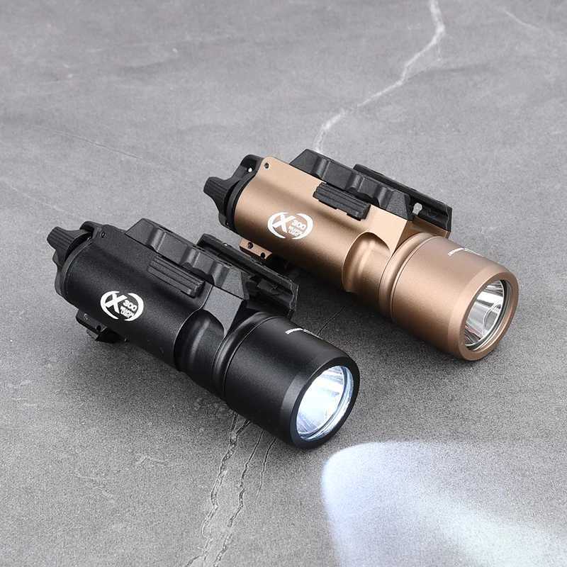 WADSN Tactical Surir X300 X300U Ultra X300V Pistol Scout Light Rif Airsoft Weapon Gun Strobe Flashlight Glock G17 19 Flashlight XJ250718