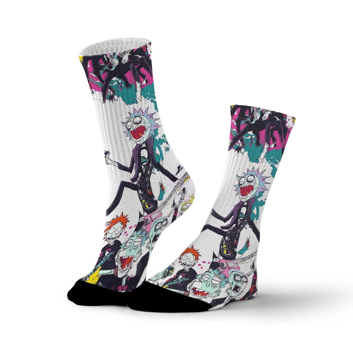 Cartoon Rock Band Unisex Tube Sock C067