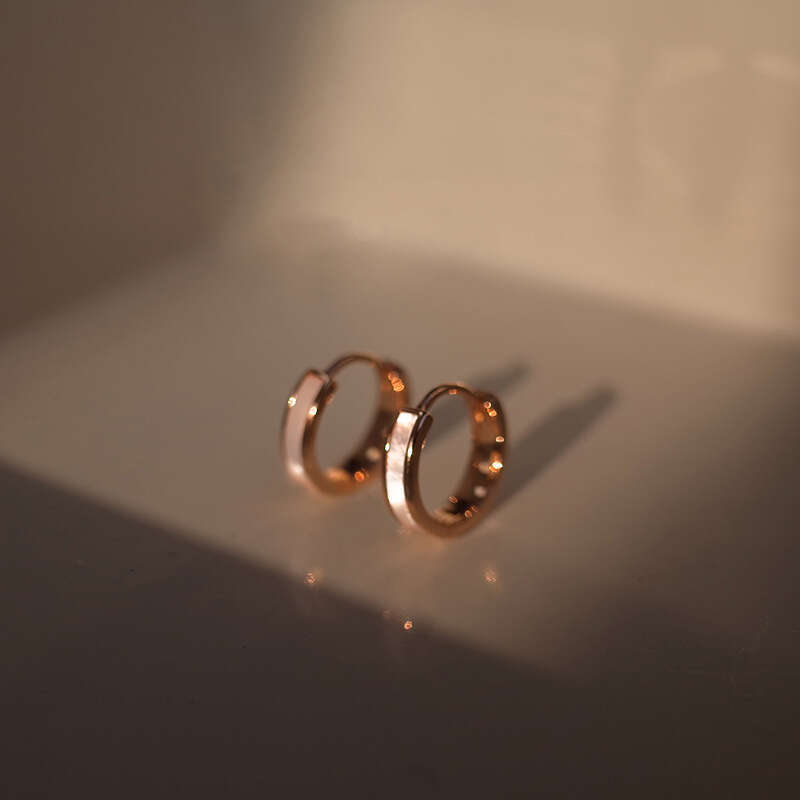 Minimalist Shell for Women 2025 New Niche Design High-end Sense Simple Hoop Earrings Fashionable Elegant Ear Jewelry