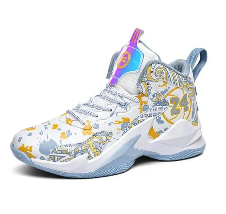 Top 24 and 23 Basketball Shoes sneaker Casual Black Purple Shock-Absorbing Non-Slip Sports Sneakers Z 7.2-3