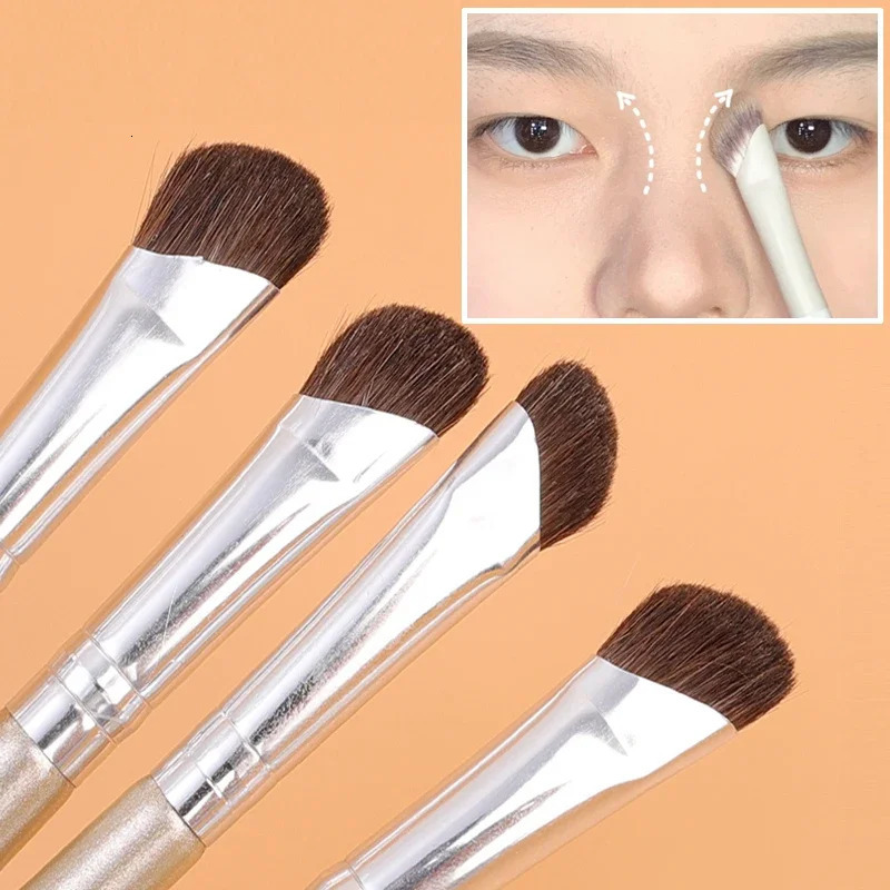 Flat Angled Nose Shadow Makeup Brushes Professional Soft Eyeshadow Contouring Beauty Cosmetics Tools 250714
